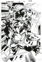 All New X-men Splash by Stuart Immonen and Wade Von Grawbadger ANXM 10 Pg 3 Comic Art